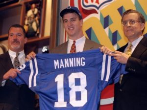 Peyton Manning is drafted by the Indianapolis Colts in 1998